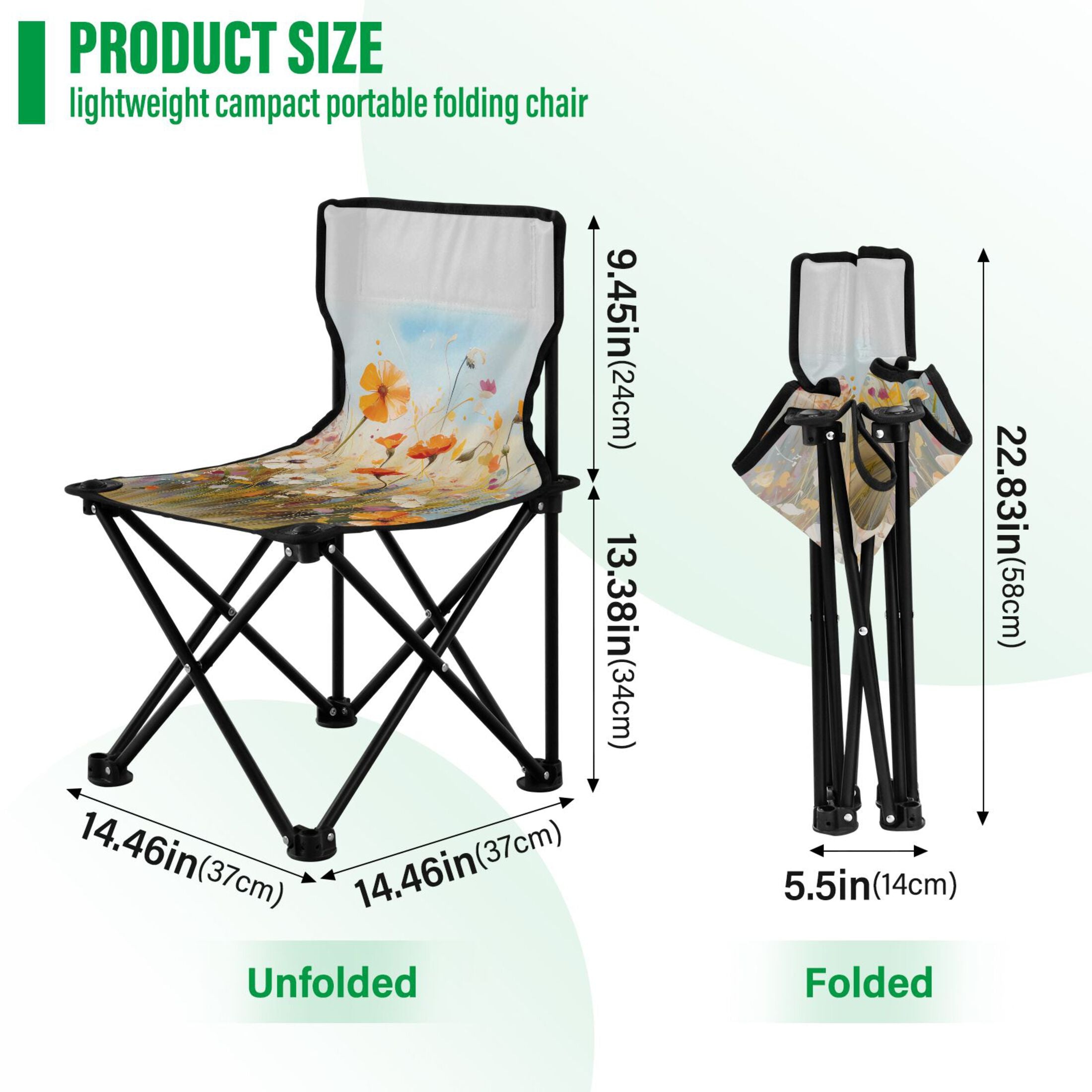 Portable Camping Chair with Carry Bag J668