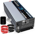 4000Watt 12V DC to AC 110V Power Inverter with Remote Control 4 AC Outlets and Dual USB Port F4216