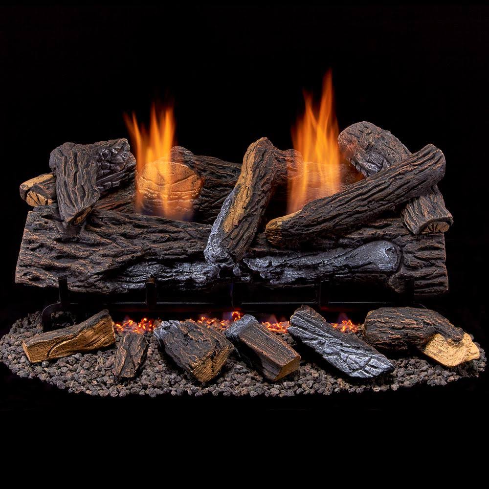 30 in. Dual Fuel Gas Log Set with Remote Control G5970