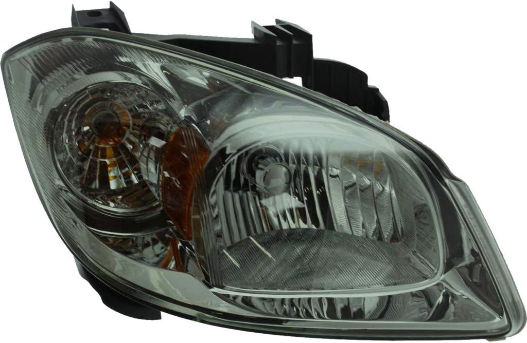 Smoke Passenger Side Headlight with Bracket N2657