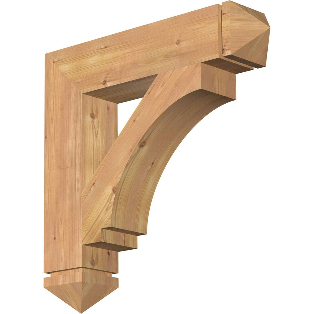 5 1/2x22W x 28x22D x 28x22H Western Red Cedar Bracket I333152