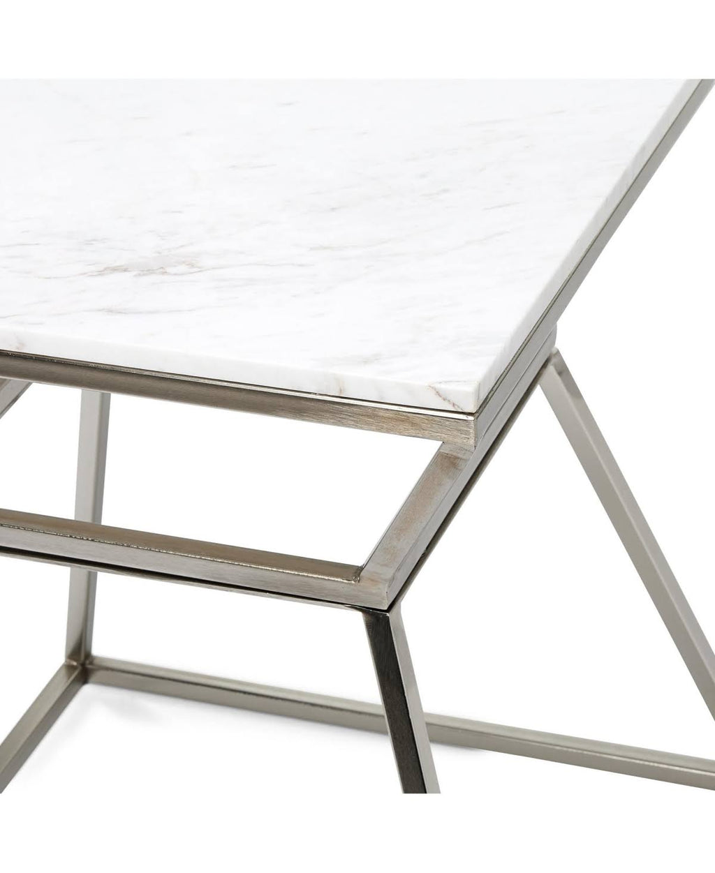 Silver Marble Side Table U3262
