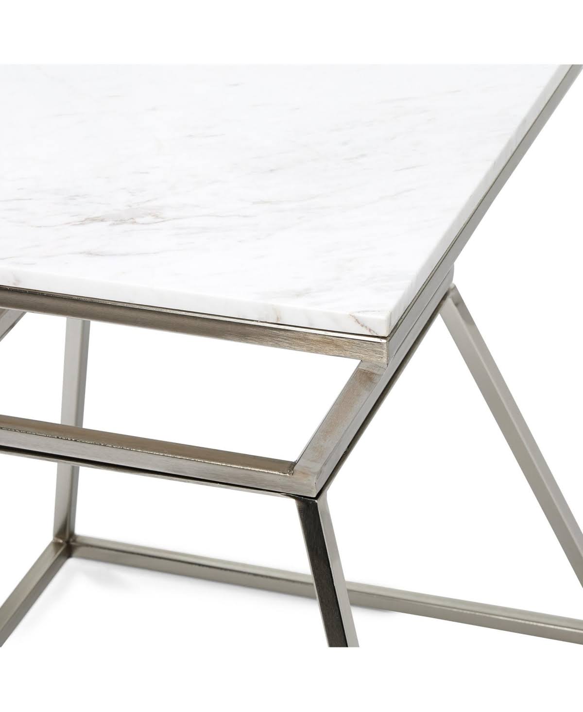 Silver Marble Side Table U3262