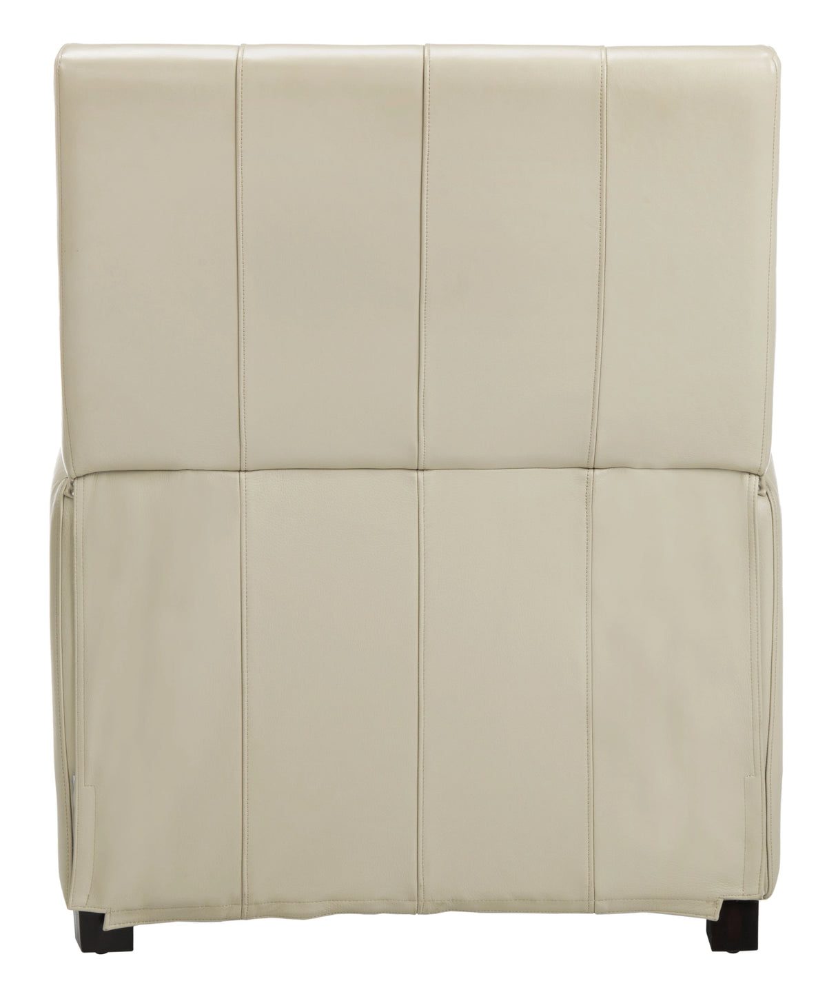 Cream Leather Recliner Q721