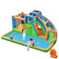 Inflatable Water Slide Bounce Castle with Dual Climbing Walls & 750W Blower A619