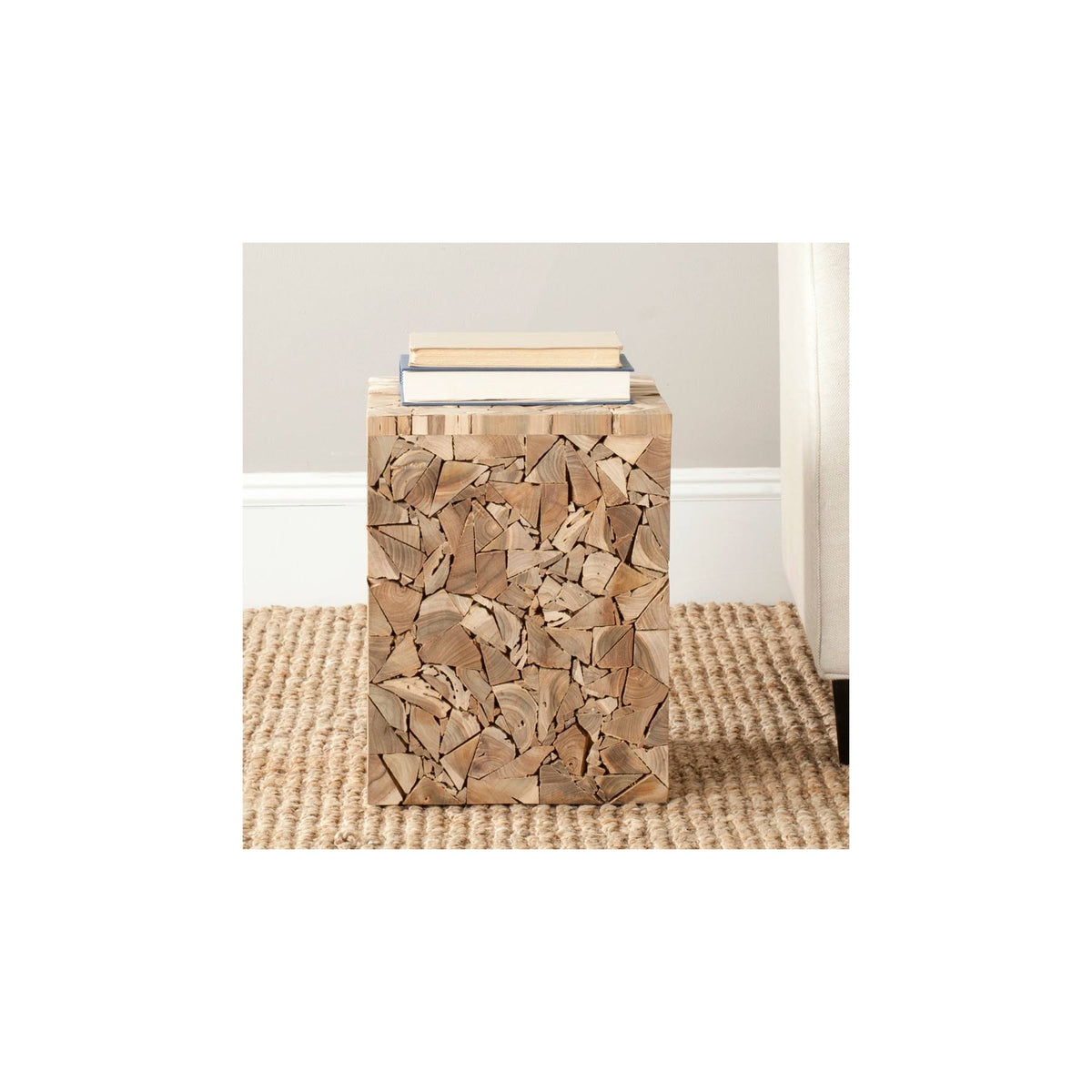 Teak Square Stool O985255