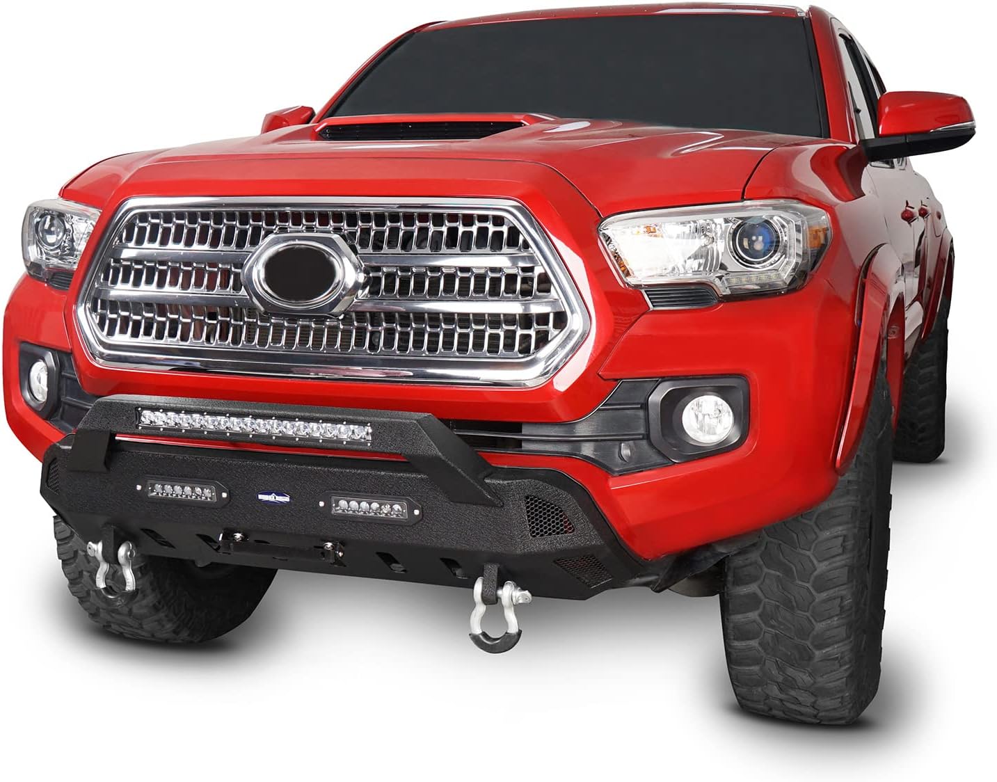 Tacoma Rear Bumper w/Sensor Holes + Front Bumper Kit M5355