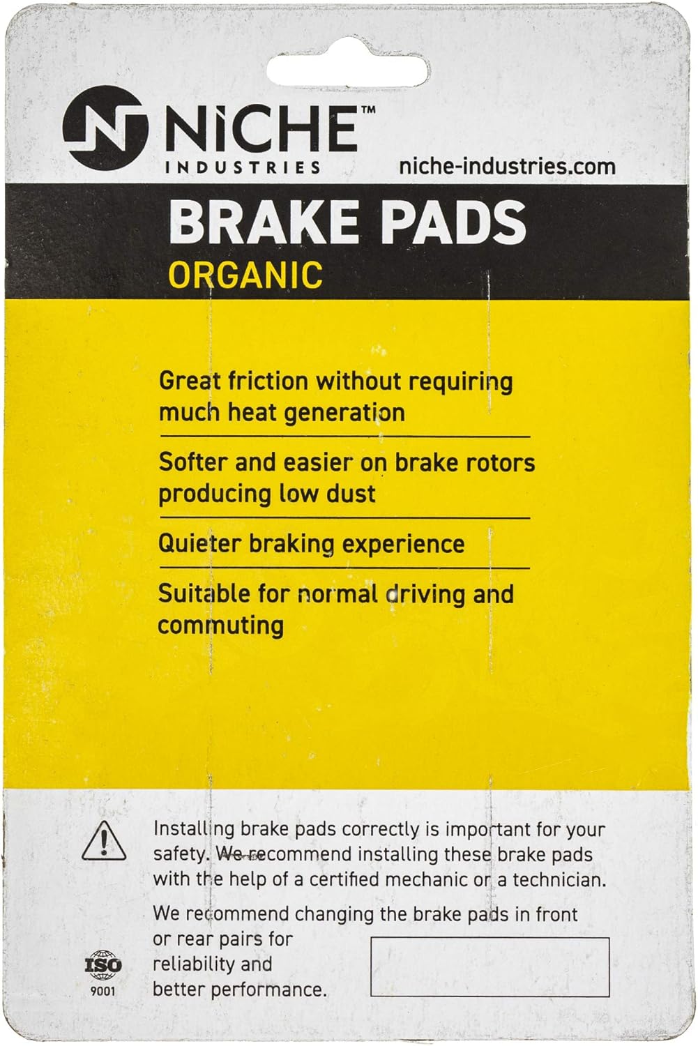 Brake and Parking Pad Set, Organic, Pack of 2 D50744