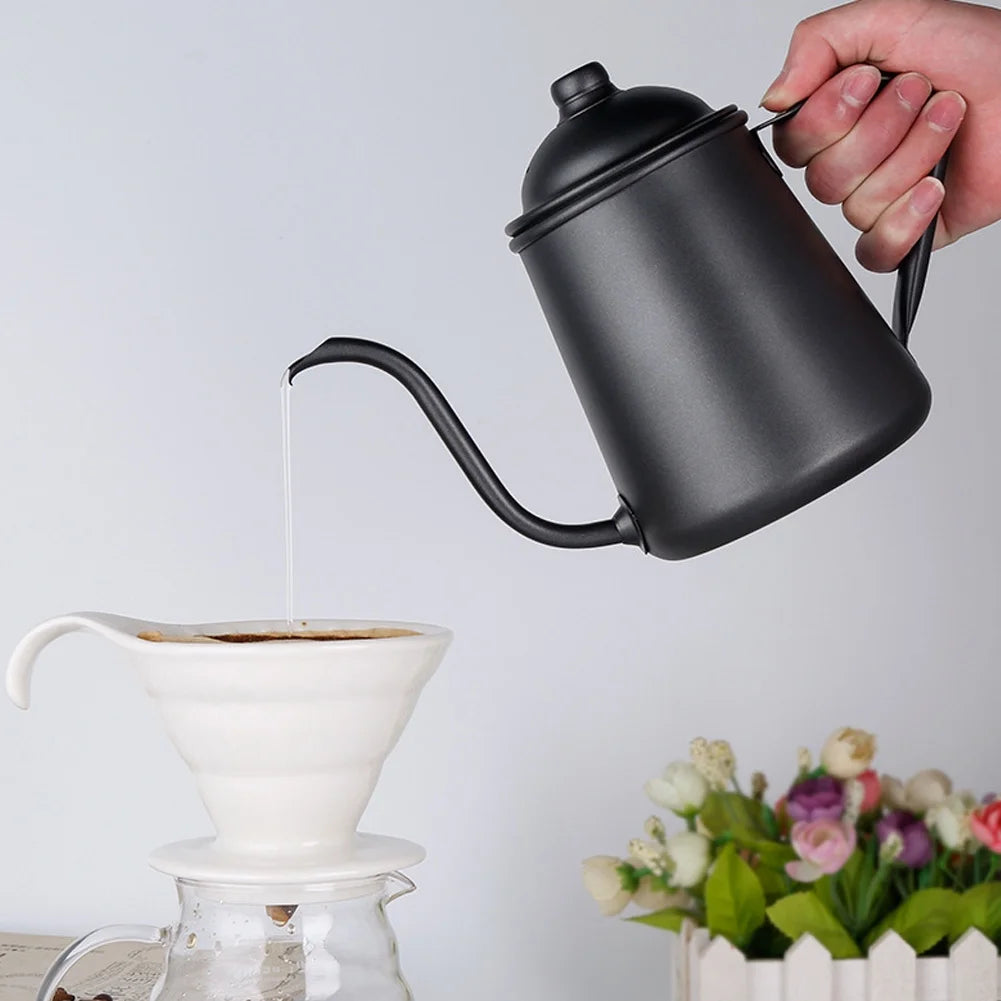 900ml Stainless Steel Black Coffee Pot A510769