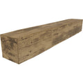 Sandblasted Faux Wood Fireplace Mantel W7924