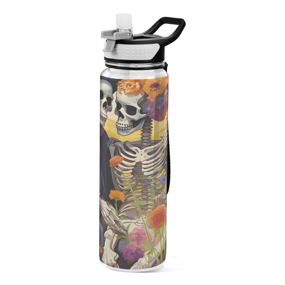 32oz Tritan Leakproof Clear Sports Water Bottle with Straw H354