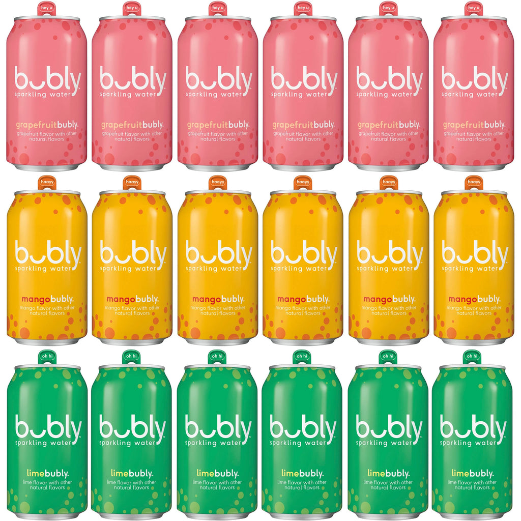 Tropical Sparkling Water Variety Pack, 12 fl oz, 18 Pack Cans D7416