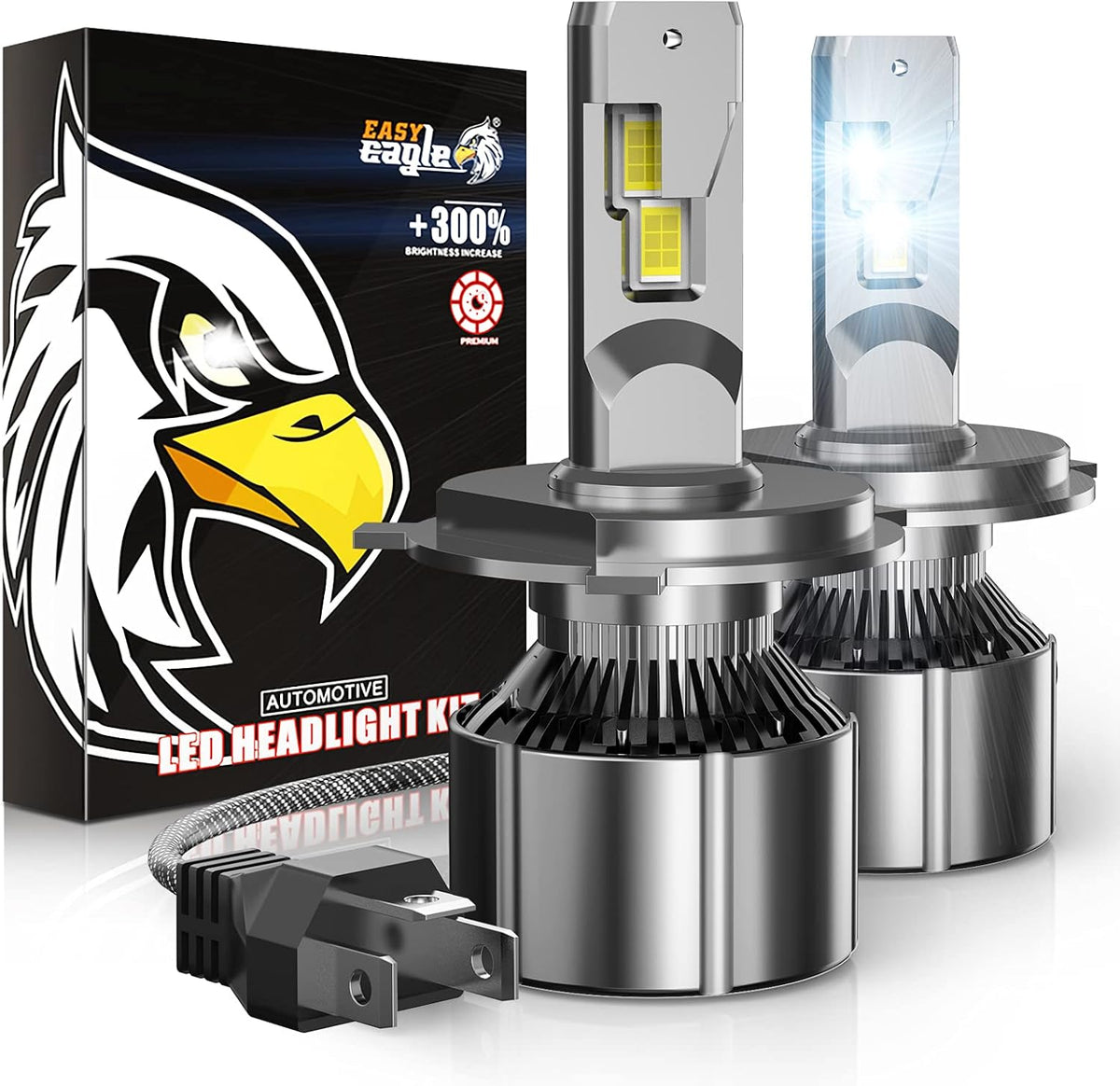 H11 LED Headlight Bulbs 6500K Cold White Conversion Kit Pack of 2 K939