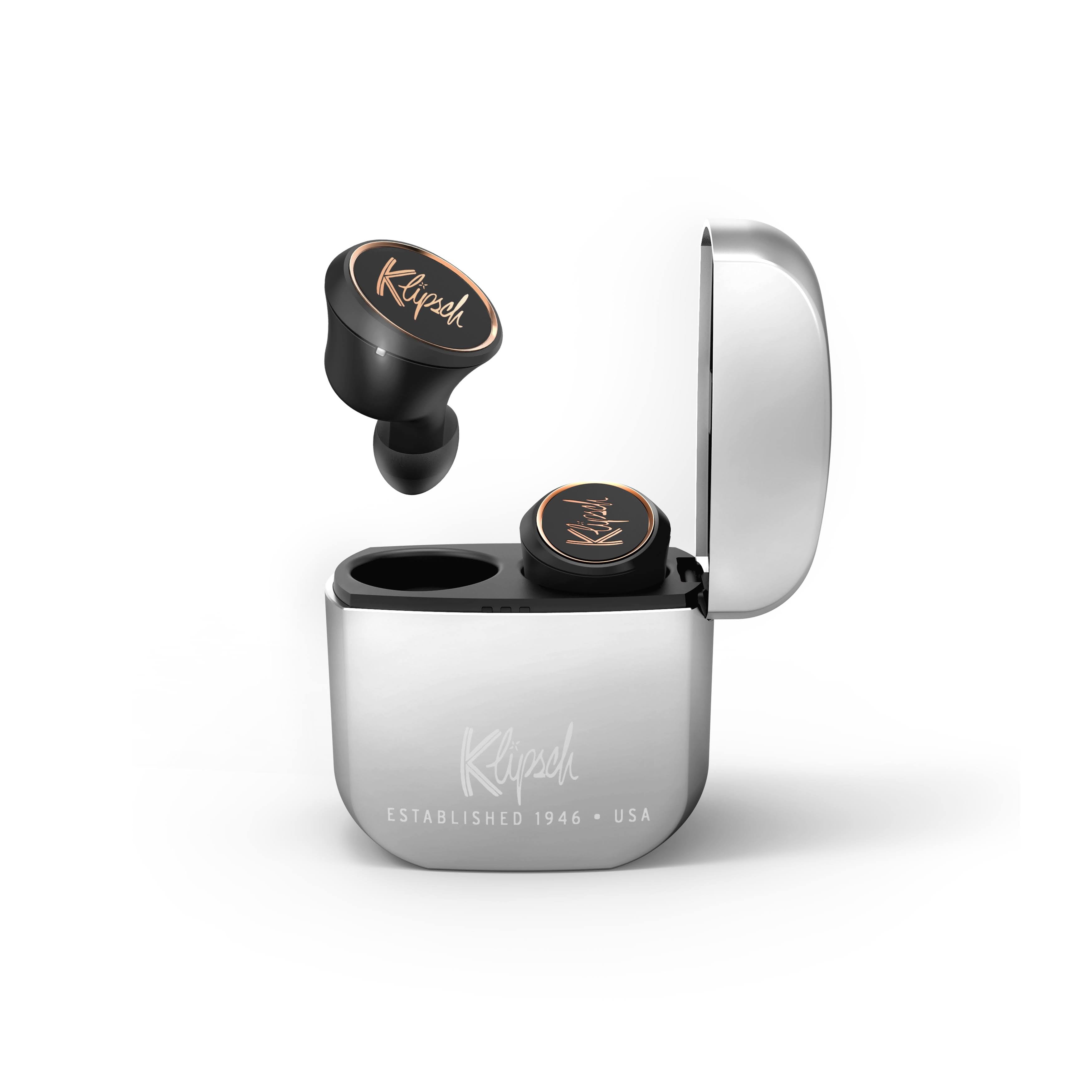 Black True Wireless Earbuds with Microphone N51727