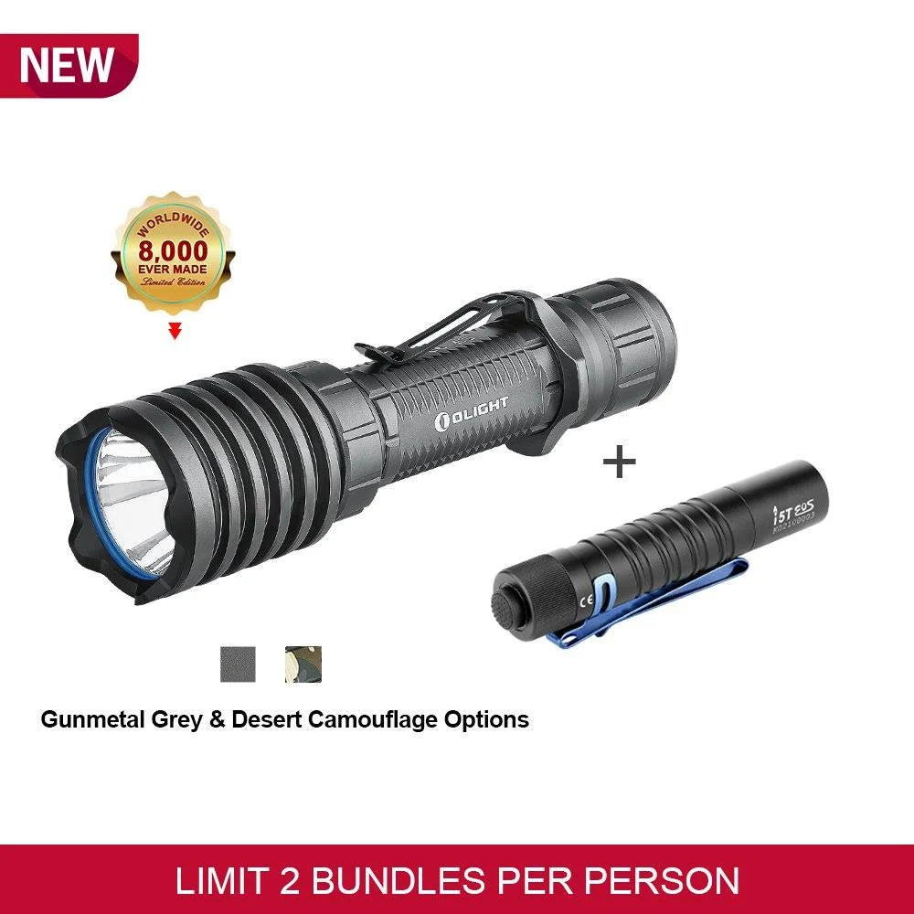 Desert Camouflage Rechargeable Tactical Flashlight W8145
