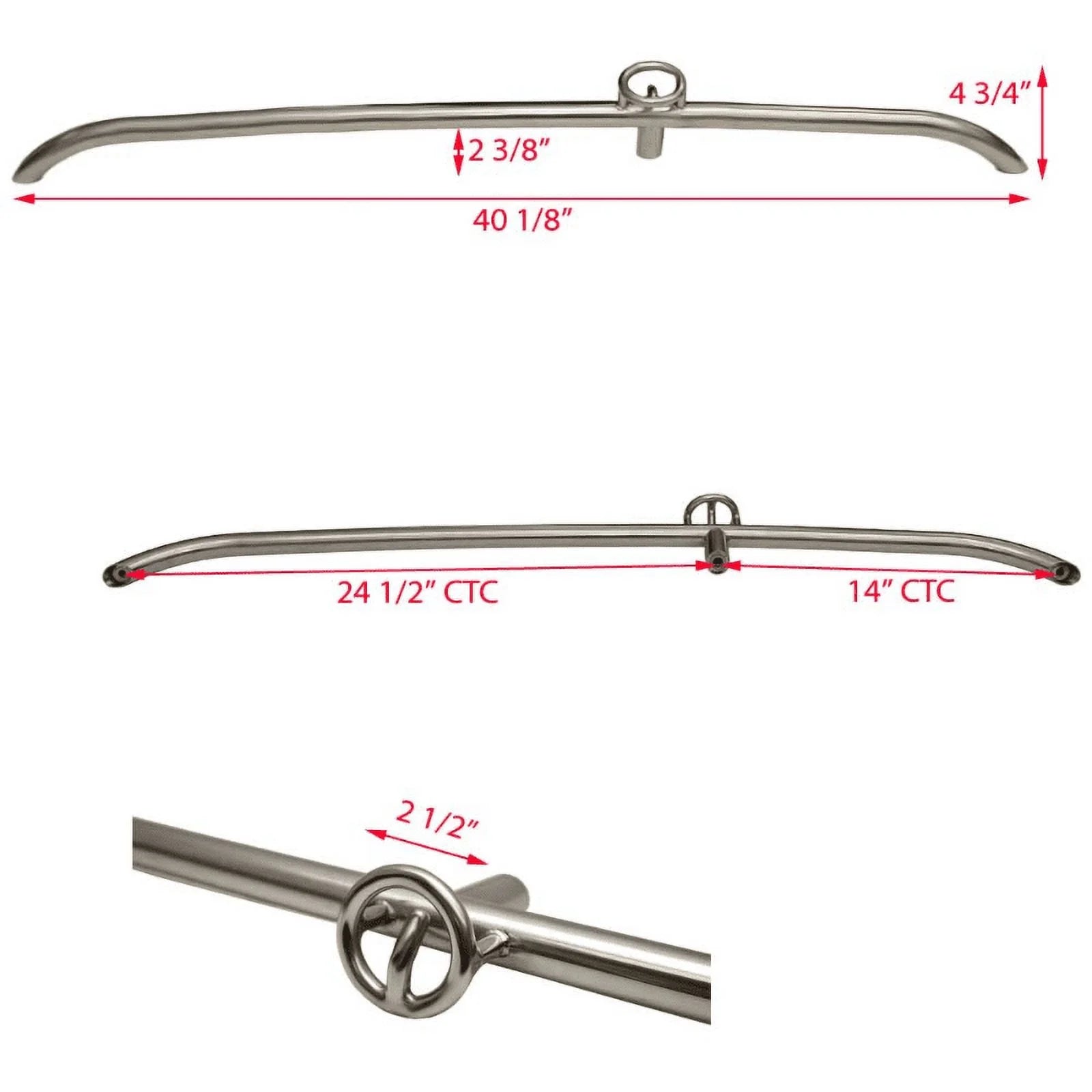 Stainless Steel Boat Ski Tow Rail H767762