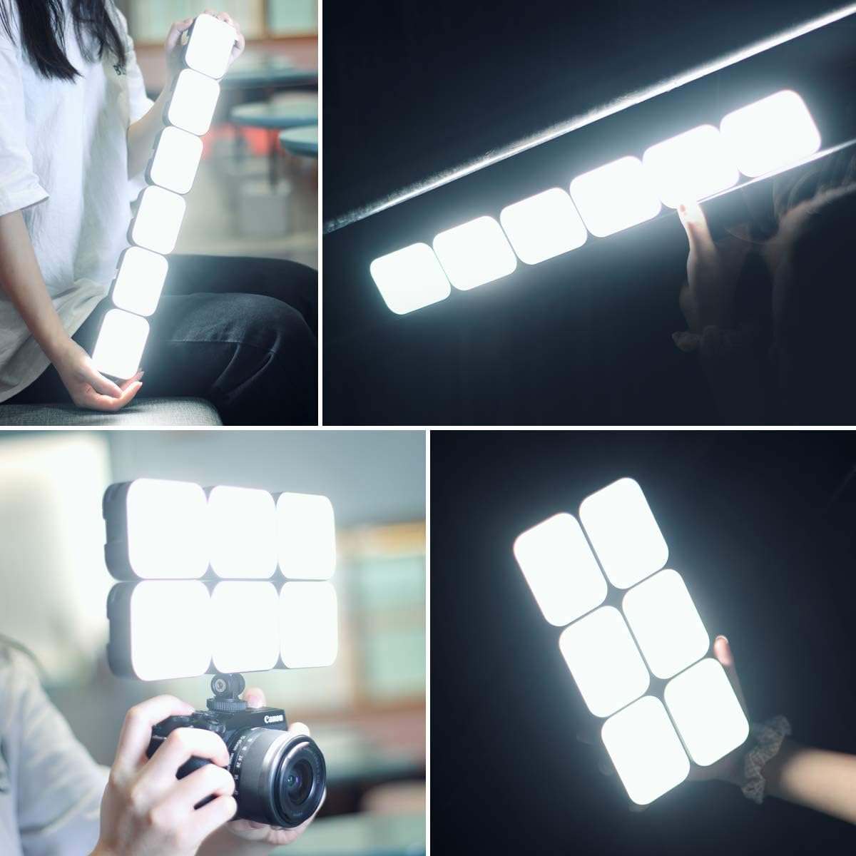 Bi-Color LED Video Light with 2000mAh Rechargeable Battery R265935