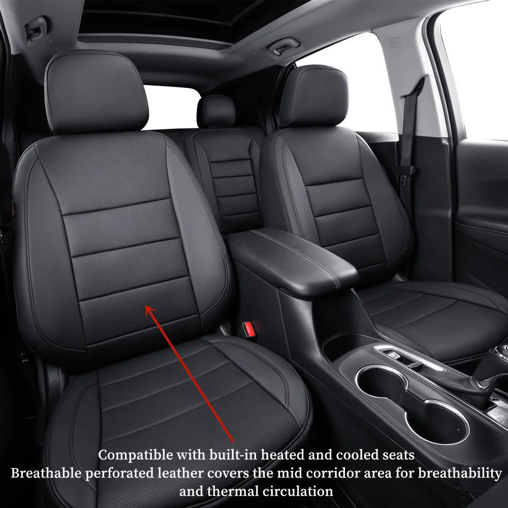 Custom Fit Leatherette Car Seat Covers R66830