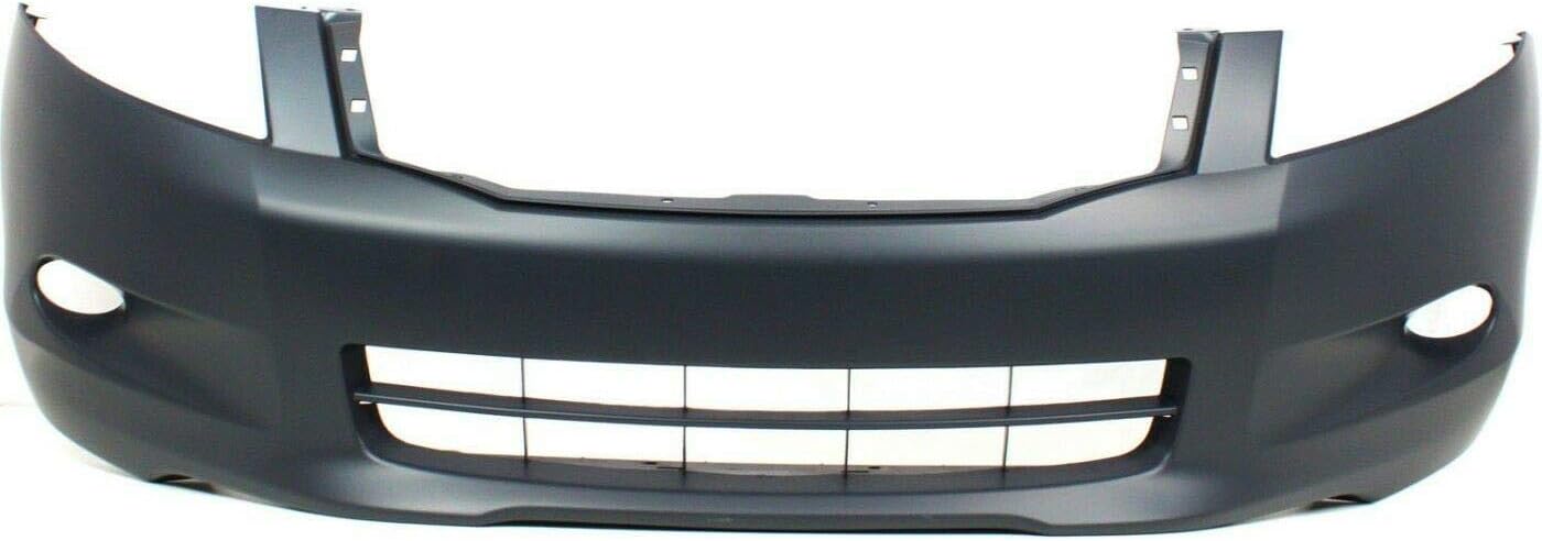 Plastic Bumper Cover Fascia for 2008-2010 Honda Accord EX-L EX Sedan with Fog Light Holes K294