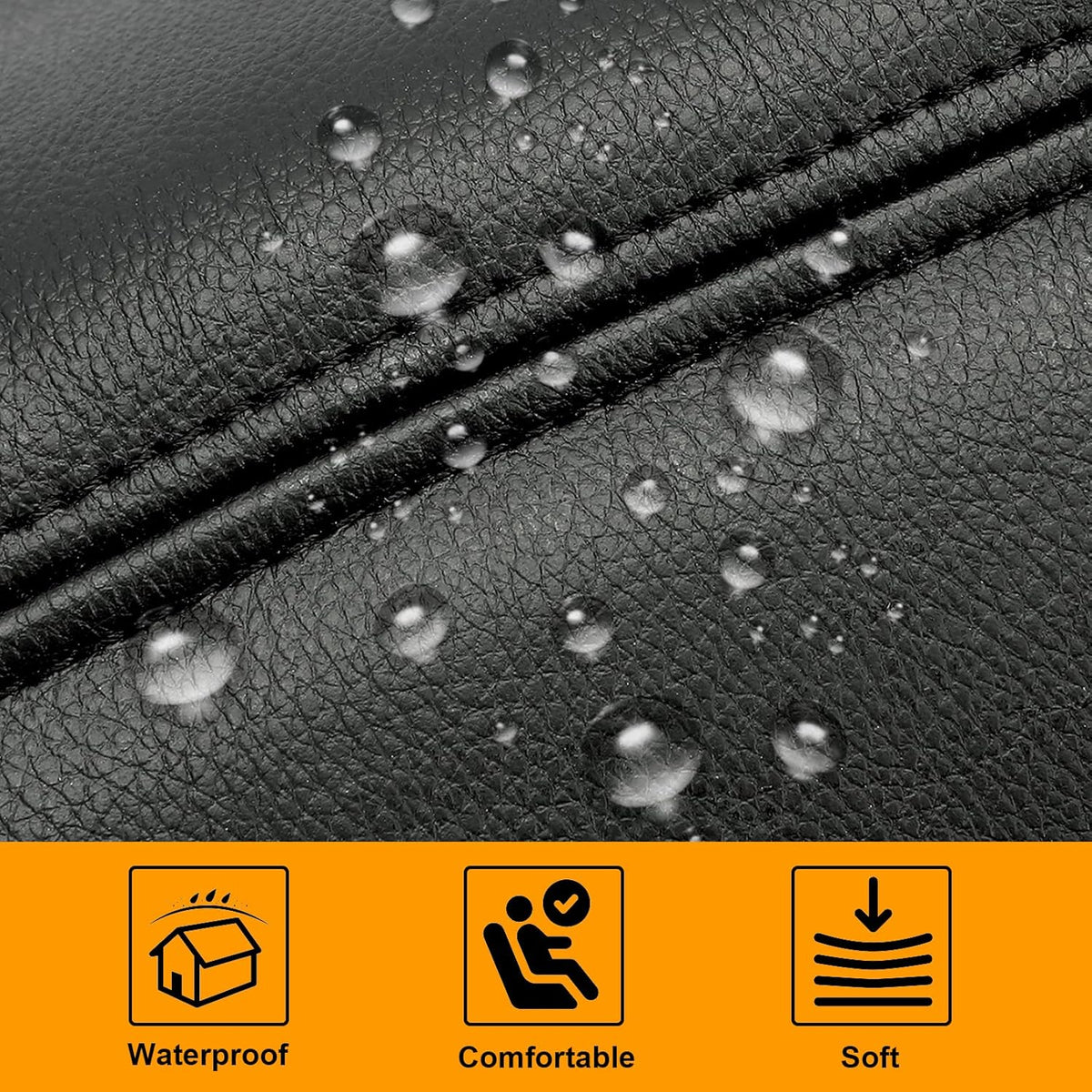 Black Cloth Seat Cover Pack of 2 L862467