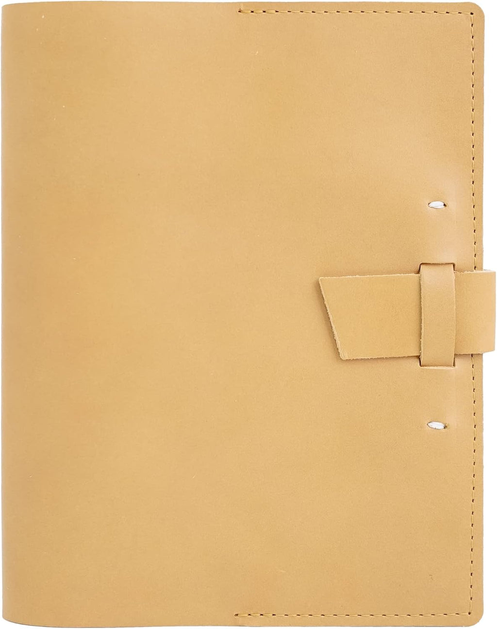 Refillable Lined Leather Writing Notebook, Medium 6 x 8, Dark Brown, Pack of 2 H54165