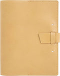 Refillable Lined Leather Writing Notebook, Medium 6 x 8, Dark Brown, Pack of 2 H54165