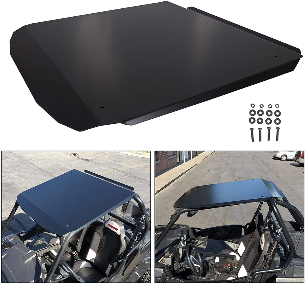 Aluminum Black Powder Coat Hard Top for Polaris RZR 900 900S 1000S XP1000 Turbo 2014-2022 2 Door Model Low Profile A460