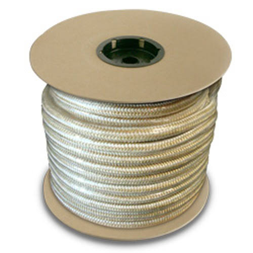 1/2" x 600 ft. Gold & White Nylon Rope Z3475