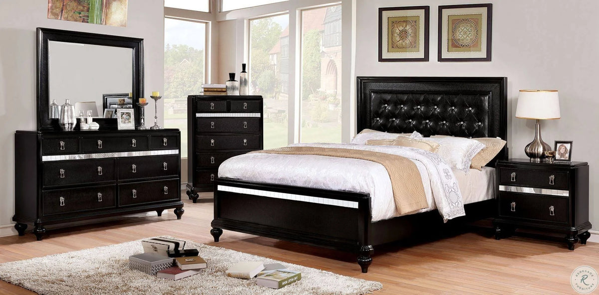 Black Nightstand P25155