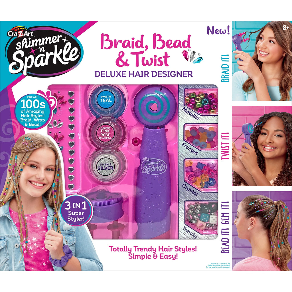 3-in-1 Braid Bead & Twist Hair Designer Tool K90365