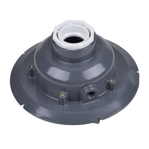 2x22 PVC Adjustable Commercial Drain with 6x22 Nickel Grate D6290