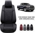Grey Waterproof Leather Truck Seat Covers Full Set E858230