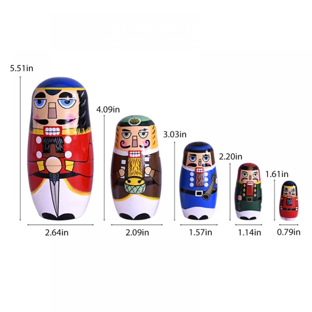 Nutcracker Nesting Dolls Set K5053
