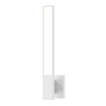 Satin White LED Sconce D170