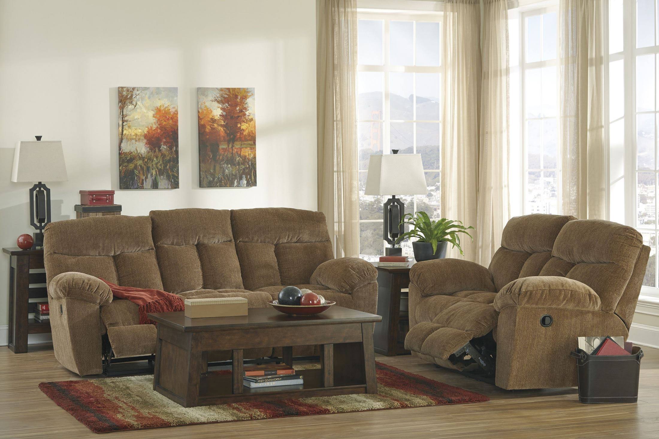 Reddish Brown Sofa Table R6918