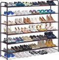 Bronze 6 Tier Metal Shoe Rack O865