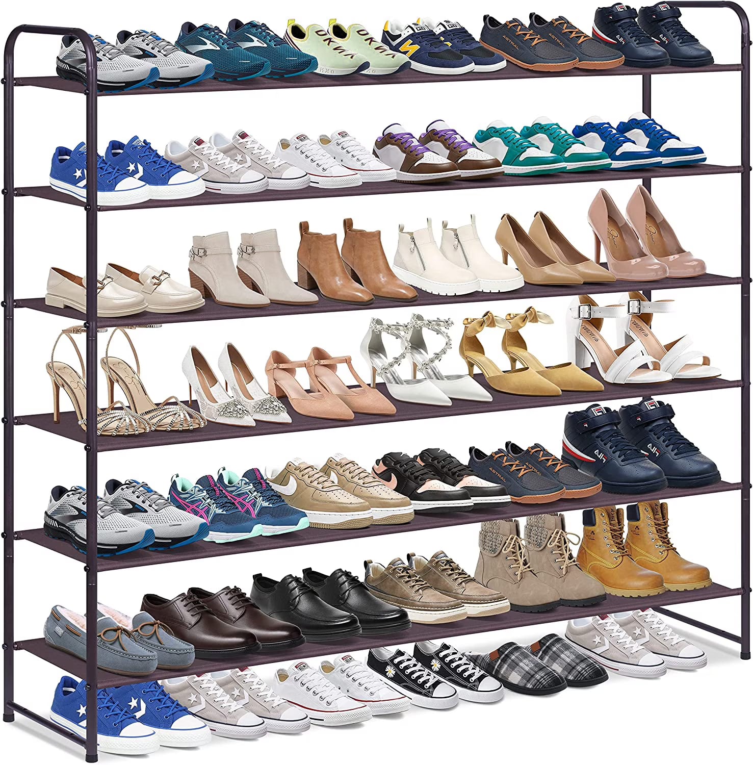 Bronze 6 Tier Metal Shoe Rack O865