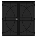 Black Steel Surface Mount Security Door X890