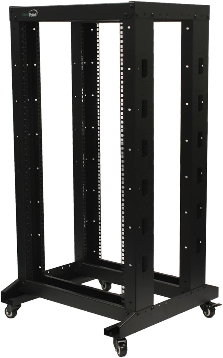 4-Post Open Frame Server Rack with Casters U5762
