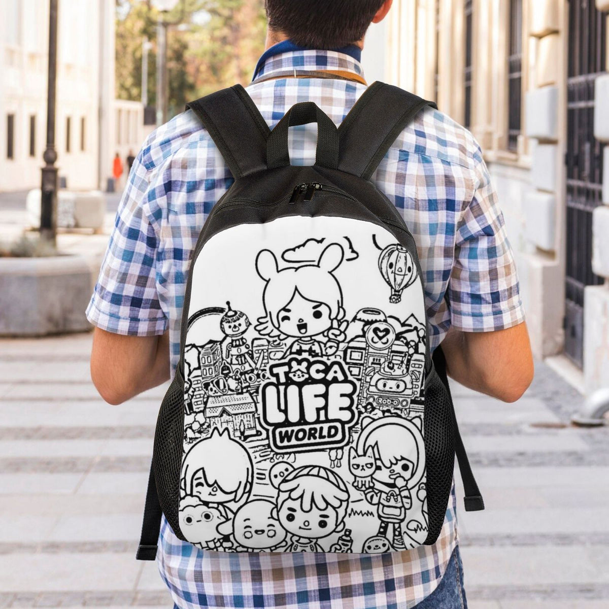 Lightweight Unisex Daypack Backpack L6695