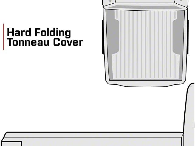Low Profile Hard Tri-Fold Tonneau Cover Z731681