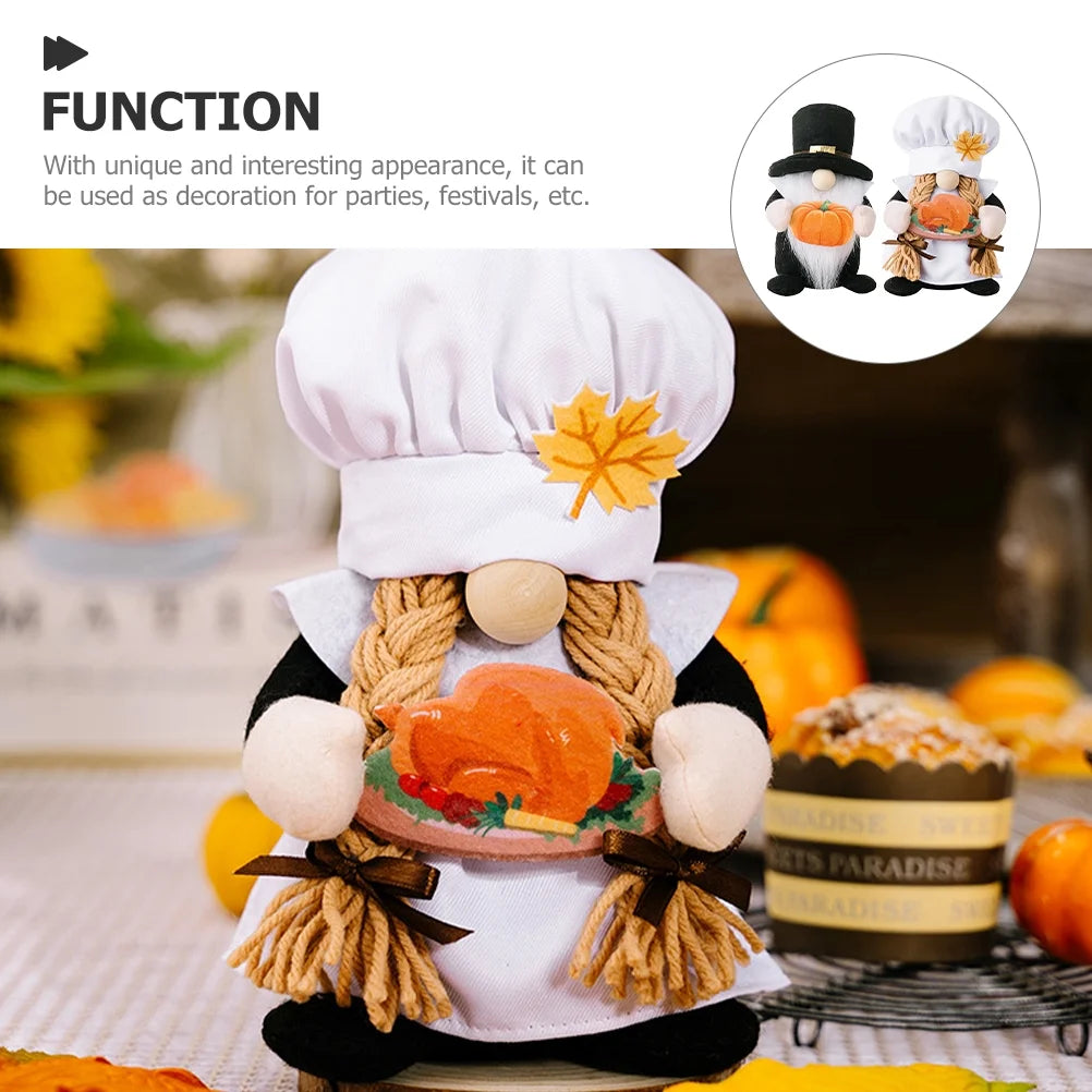 Maple Leaf Gnome Tabletop Decor N1808