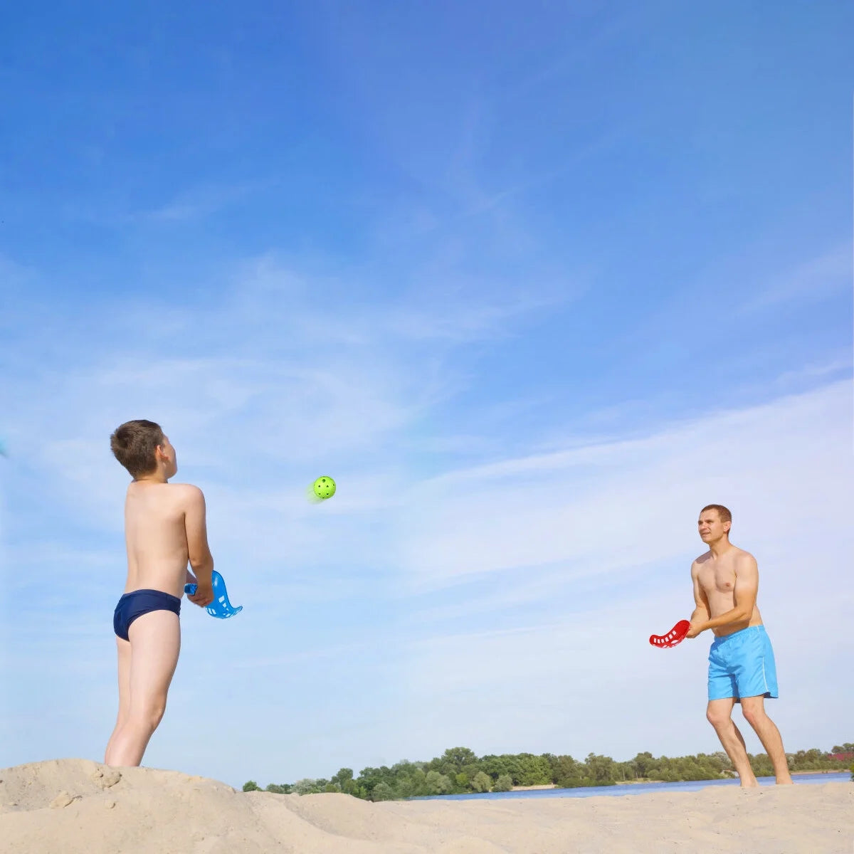 Scoop Ball Game Outdoor Sports Beach Game for Kids A43927