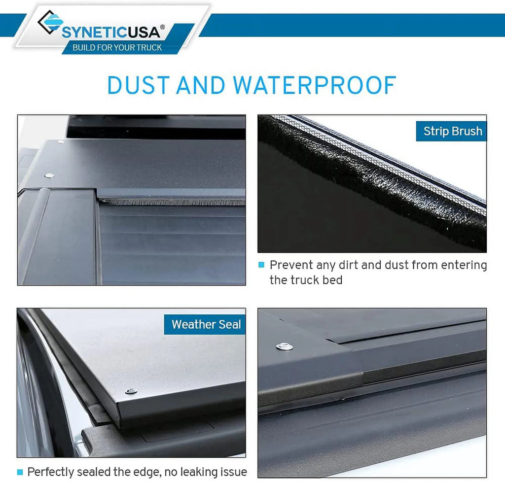 Matte Black Low Profile Aluminum Tonneau Cover Z25759