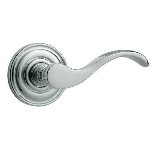 Passage Wave Polished Brass Door Set S381208