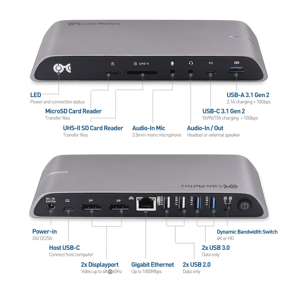 USB C Docking Station Pack of 2 X9703