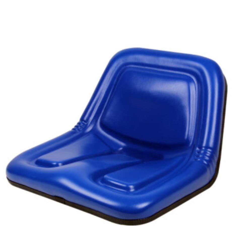Blue Tractor Seat with Dual Drain Holes I353627