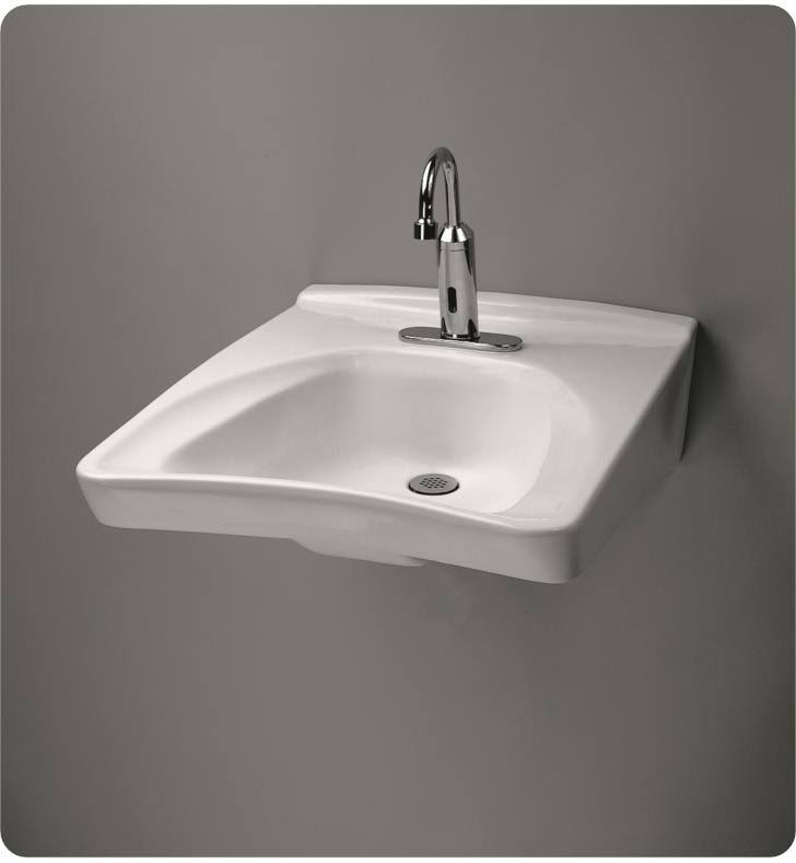 Cotton White Bathroom Sink P616017