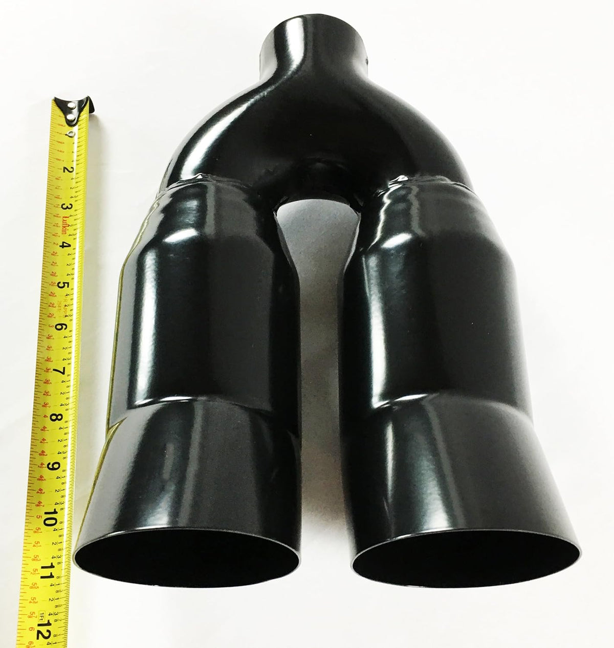 Black Stainless Steel Slant Exhaust Tip O335