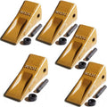 Set of 5 Bucket Teeth Side Pin Retainer Digger Long X806